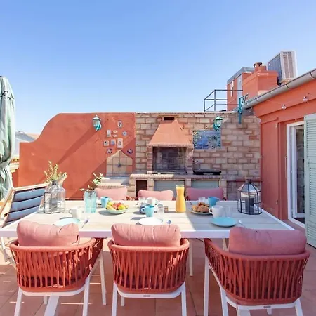 #48 Suite Jean Top Floor Terrace 5Min Walk Sea Ac Nice Exterior photo